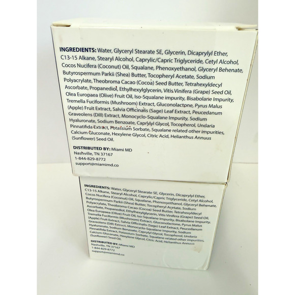 NEW Miami MD Advanced Crepe Fix Cream Firming Body Repair 120ml 4 oz SEALED X 2 - Picture 2 of 6